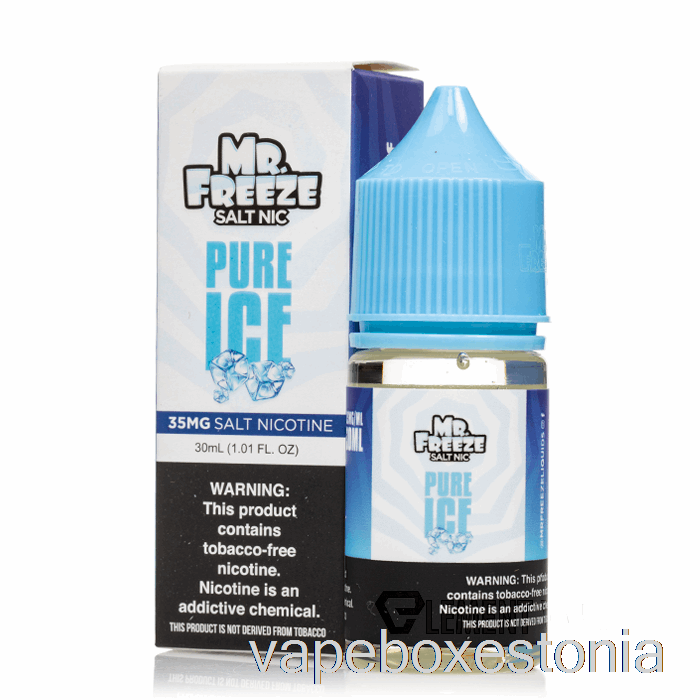 Vape Box Estonia Puhas Jää - Mr Külmutussoolad - 30ml 35mg